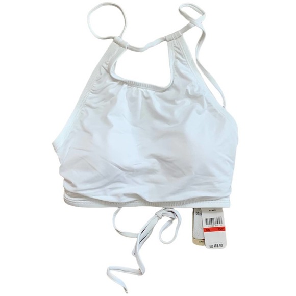 Tommy Bahama Pearl High Neck Bra Bikini Top in White - Picture 1 of 7